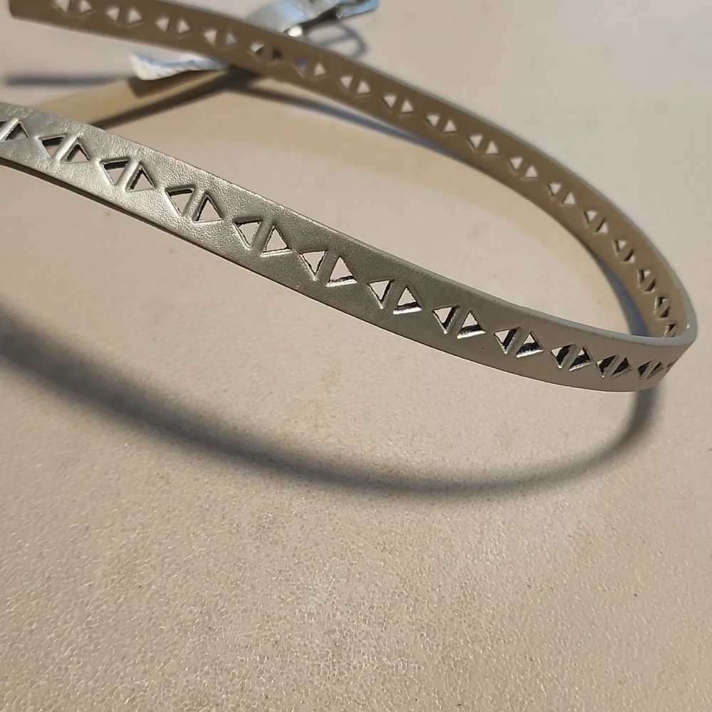 Adjustable Silver Belt